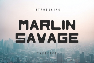 Marlin Savage Awesome Typeface Font Download