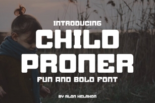 Child Proner Font Download