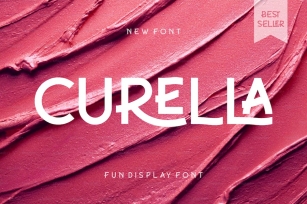 CURELLA - Fun Display Font Font Download