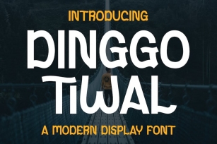 DINGGO TiWAL - Modern Font Font Download