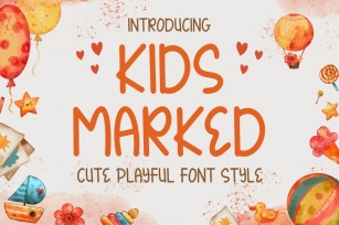 Kids Marked Font Font Download