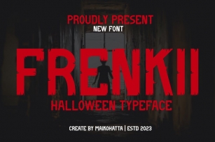Frenkii - Halloween Typeface Font Download