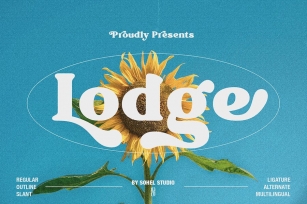 Lodge - Advertising Typeface Font Download