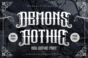 Demons Gothic Font Download