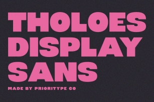 Tholoes Display Sans Font Download