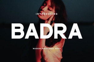 Badra - Modern Bold San Serif Font Download