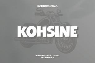 Kohsine - Modern Display Font Font Download