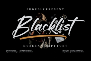 Blacklist Font Download