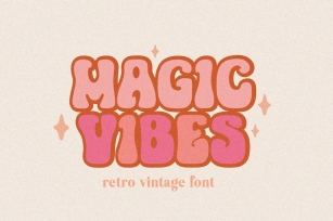 Magic Vibes Retro Font Font Download