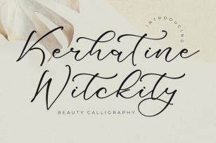 Kerhatine Witckity Calligraphy Font Font Download