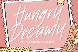 Hungry Dreamy Handwriting Font Font Download