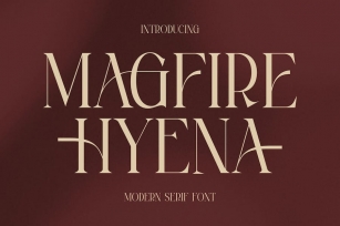 Magfire Hyna Modern Serif Font Font Download