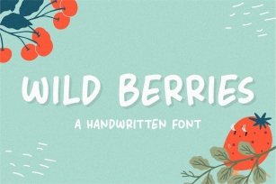 Wild Berries Handwriting Font Font Download