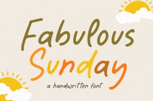 Fabulous Sunday Handwriting Font Font Download