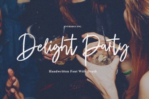 Delight Party - Casual Handwritten Font Download