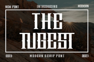 The Tugest Font Font Download