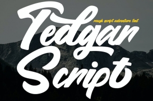 Tedgar - Script Font Font Download