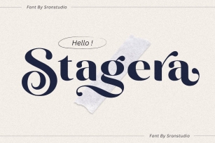 Stagera Font Download