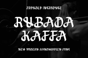 RUBADA KAFFA - Handwritten Font Font Download