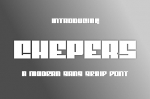 Chepers Font Font Download