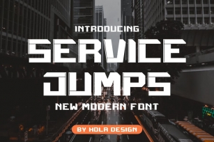 Service Jumps Font Download