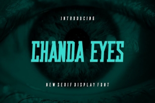 Chanda Eyes - Font Font Download
