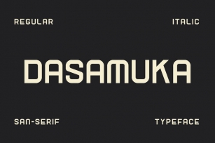 Dasamuka - A Condensed Font Font Download