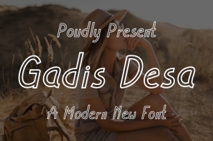 Gadis Desa - Modern Font Font Download