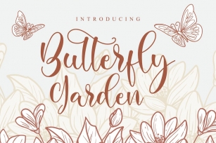 Butterfly Garden Font Download