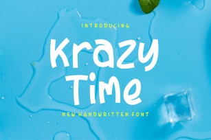 Krazy Time  - Handwritten Font Font Download