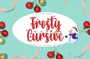 Frosty Cursive - Handwritten Font Font Download