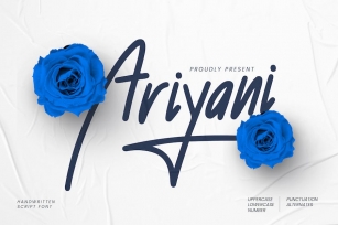Ariyani - Aesthetic Handwritten Font Font Download
