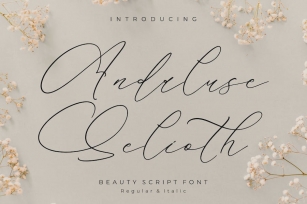 Andaluse Selioth Script Font Font Download