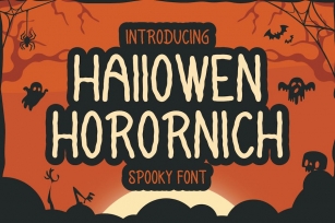 Halloween Horornich - Spooky Font Font Download