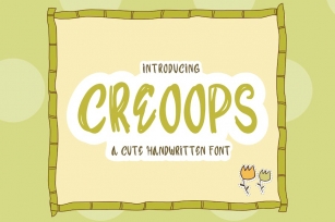 Creoops - Cute Font Font Download