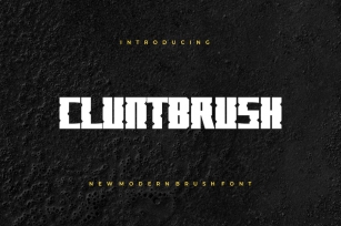 Cluntbrush - Font Font Download