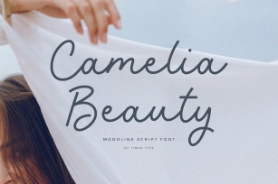 Camelia Beauty - Monoline Script font Font Download