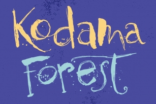 Kodama Forest Font Download