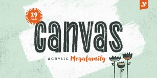 Canvas Acrylic Megafamily Font Download