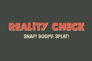 Reality Check Font Download