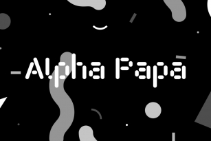 Alpha Papa Font Download