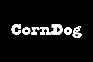 Corn Dog Font Download