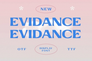 Evidance Font Download