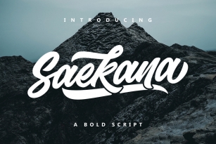 Saekana Script Font Download