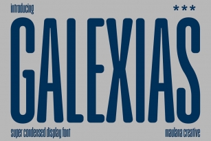 Galexias Font Download