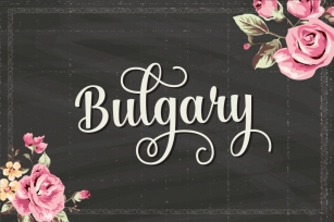 Bulgary Font Download