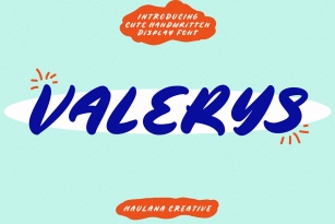 Valerys Font Download