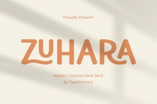 Zuhara - Modern Display Sans Serif Font Download