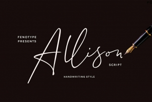 Allison Script Font Download