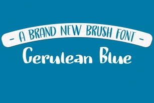 Cerulean Blue Font Download